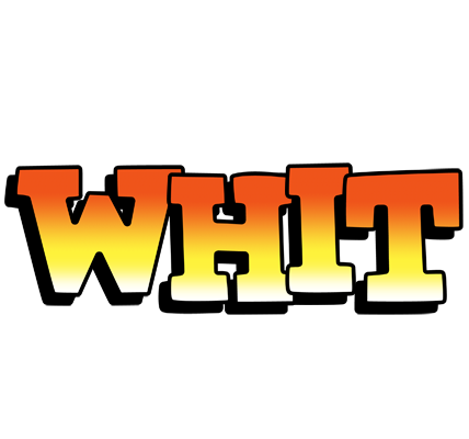 Whit sunset logo