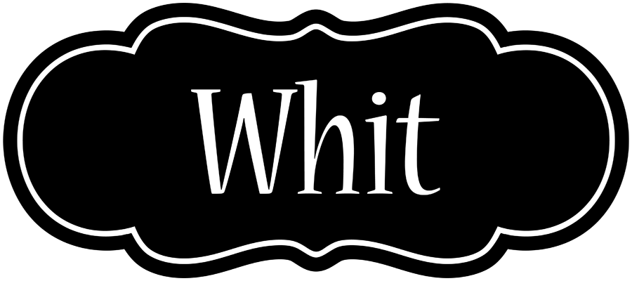 Whit welcome logo