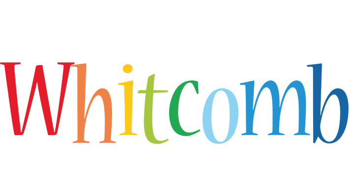 Whitcomb birthday logo