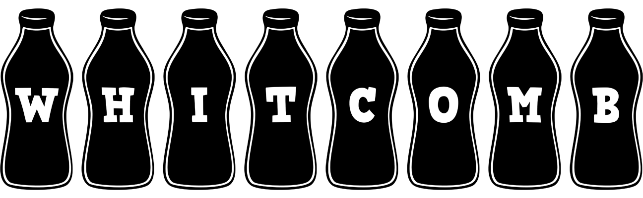 Whitcomb bottle logo