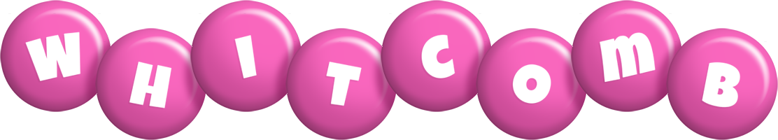 Whitcomb candy-pink logo