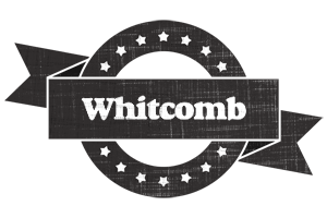 Whitcomb grunge logo