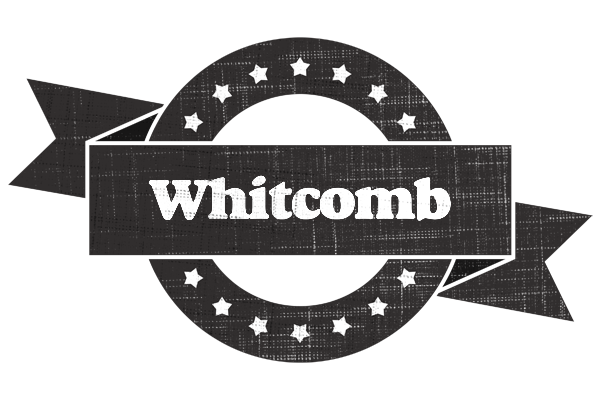 Whitcomb grunge logo