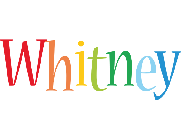 Whitney birthday logo
