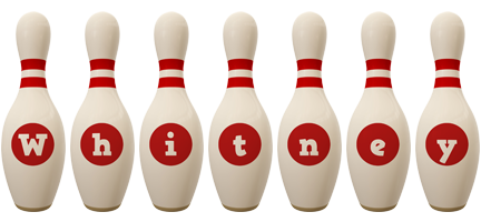 Whitney bowling-pin logo