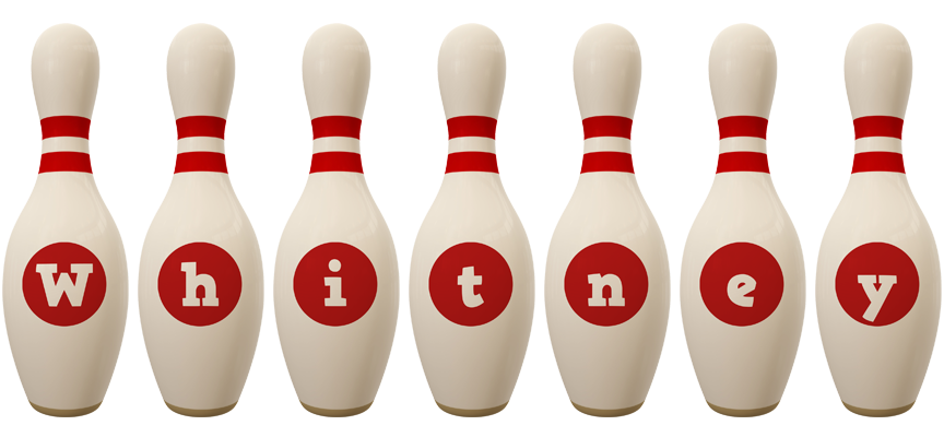 Whitney bowling-pin logo
