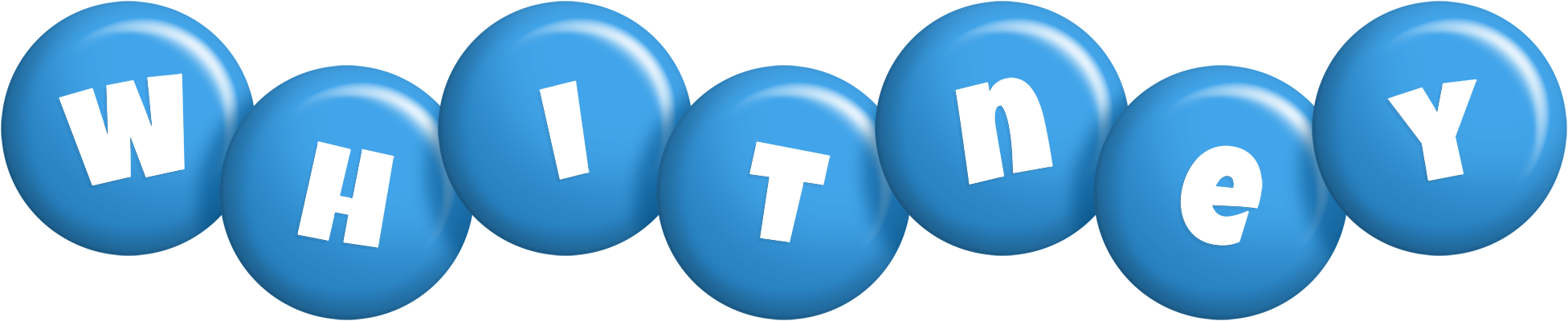 Whitney candy-blue logo