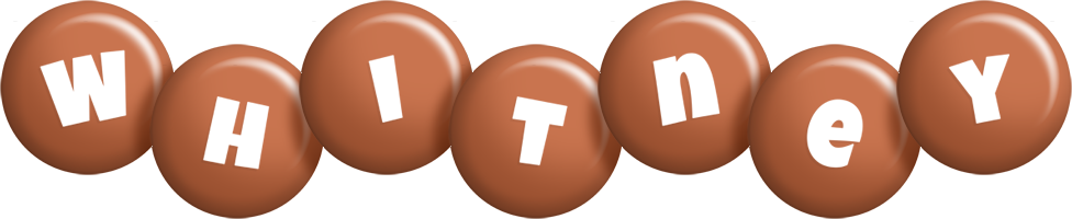 Whitney candy-brown logo