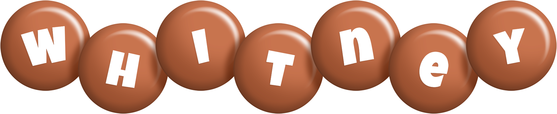 Whitney candy-brown logo