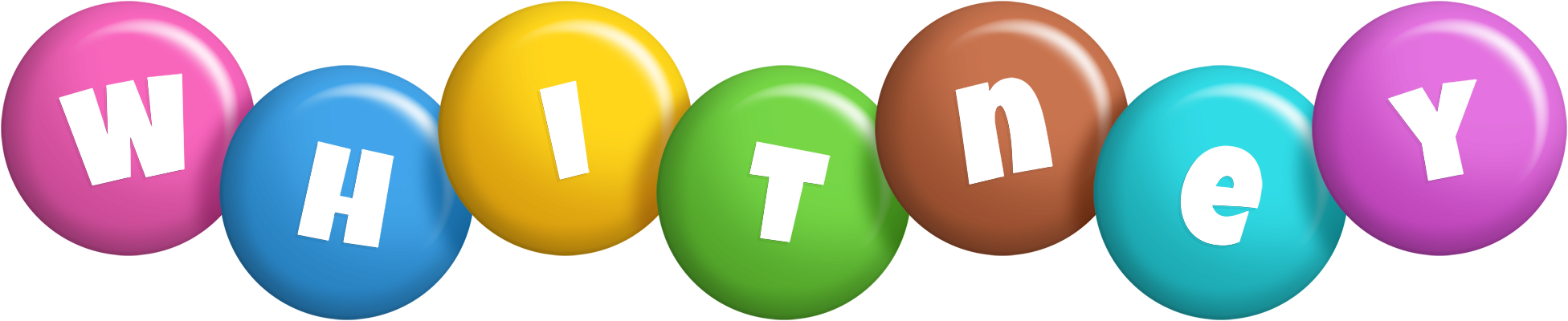 Whitney candy logo