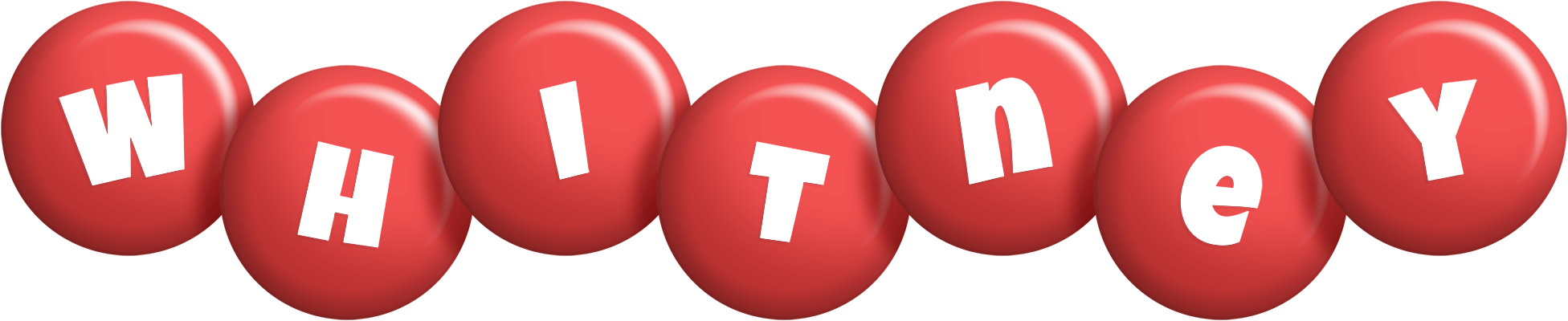 Whitney candy-red logo