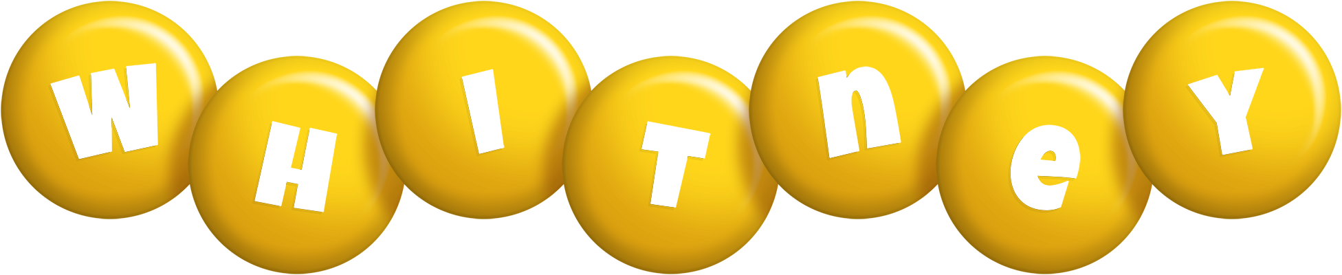 Whitney candy-yellow logo