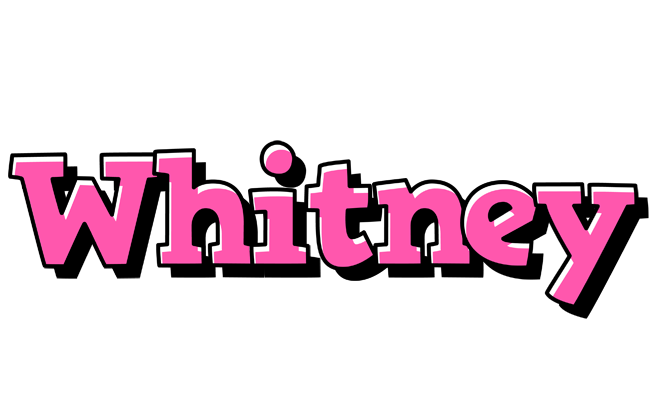 Whitney girlish logo