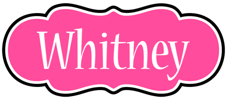 Whitney invitation logo