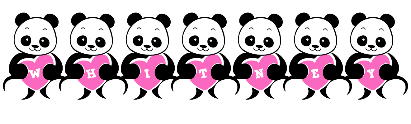 Whitney love-panda logo