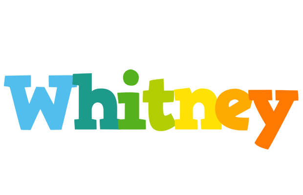 Whitney rainbows logo