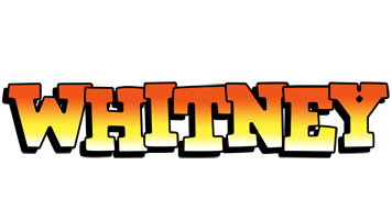 Whitney sunset logo