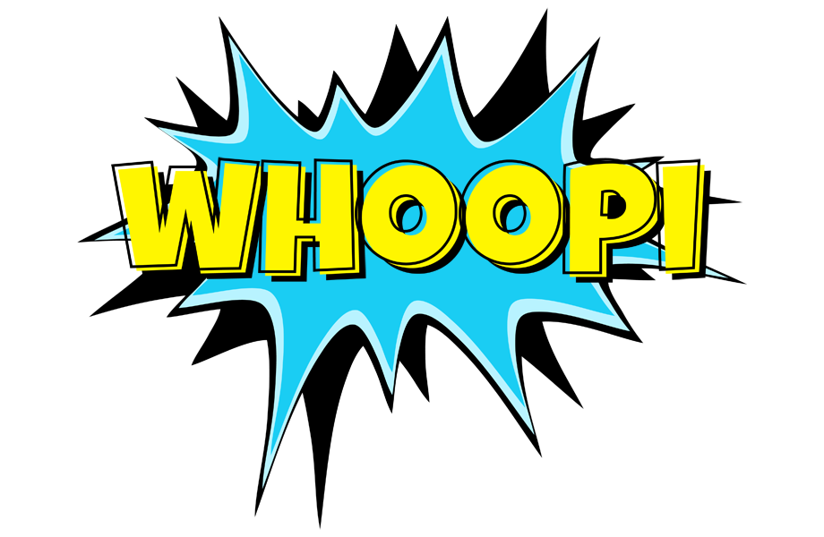 Whoopi amazing logo