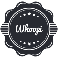 Whoopi badge logo