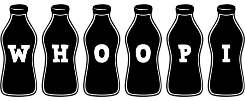 Whoopi bottle logo