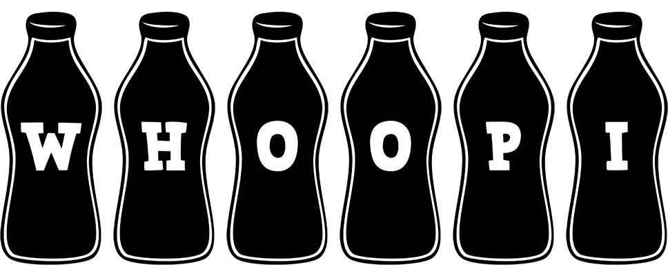 Whoopi bottle logo