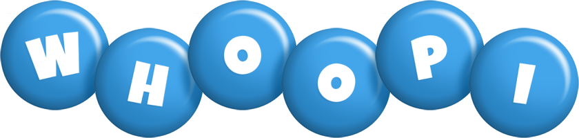 Whoopi candy-blue logo