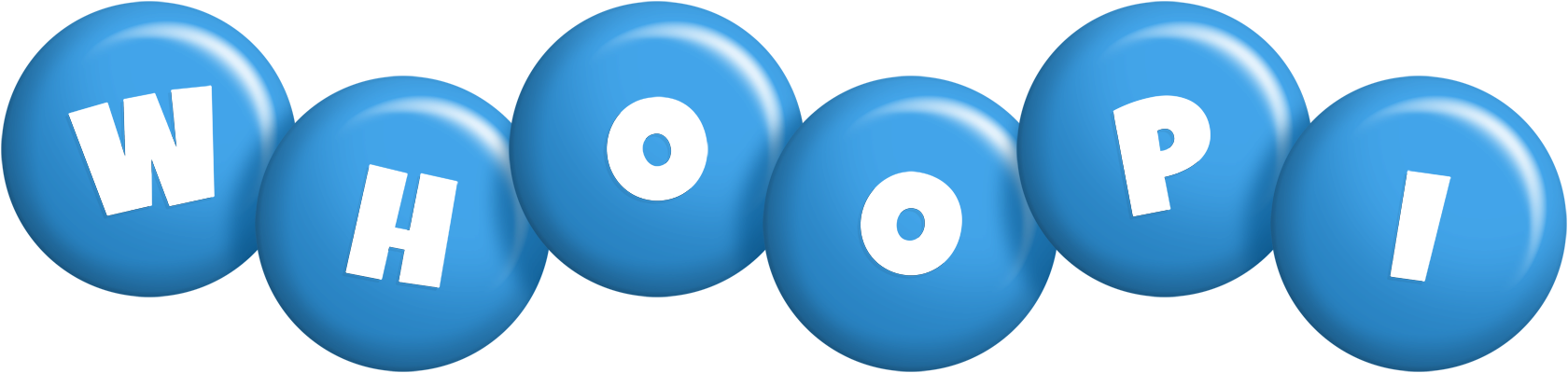 Whoopi candy-blue logo