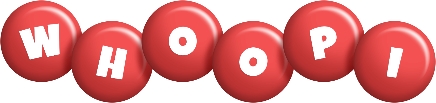 Whoopi candy-red logo