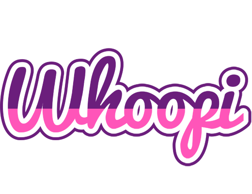 Whoopi cheerful logo