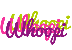 Whoopi flowers logo