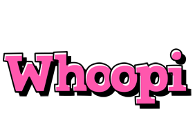 Whoopi girlish logo