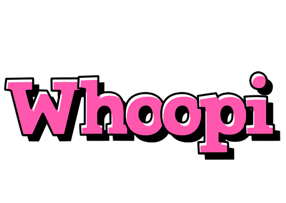 Whoopi girlish logo