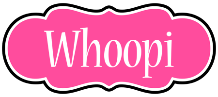 Whoopi invitation logo