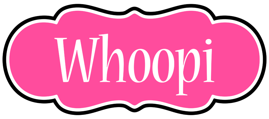 Whoopi invitation logo