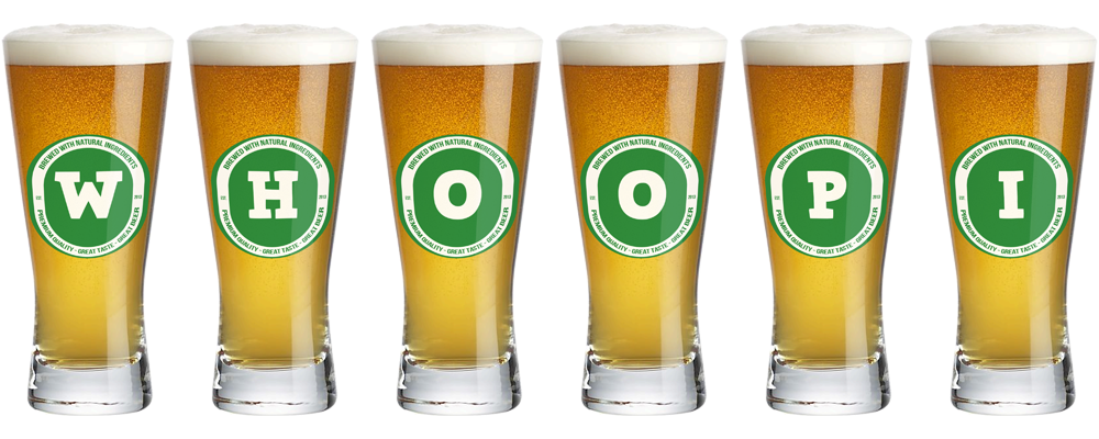 Whoopi lager logo