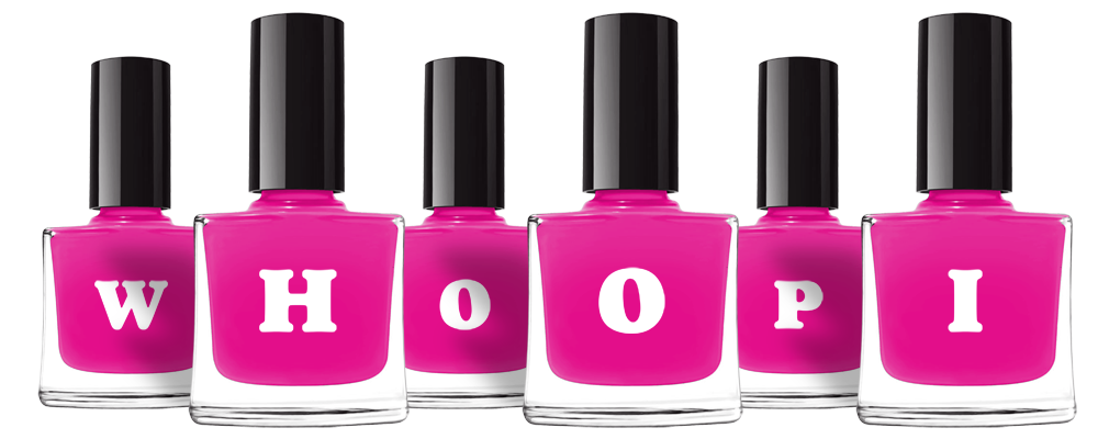 Whoopi nails logo