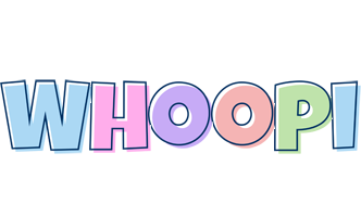 Whoopi pastel logo