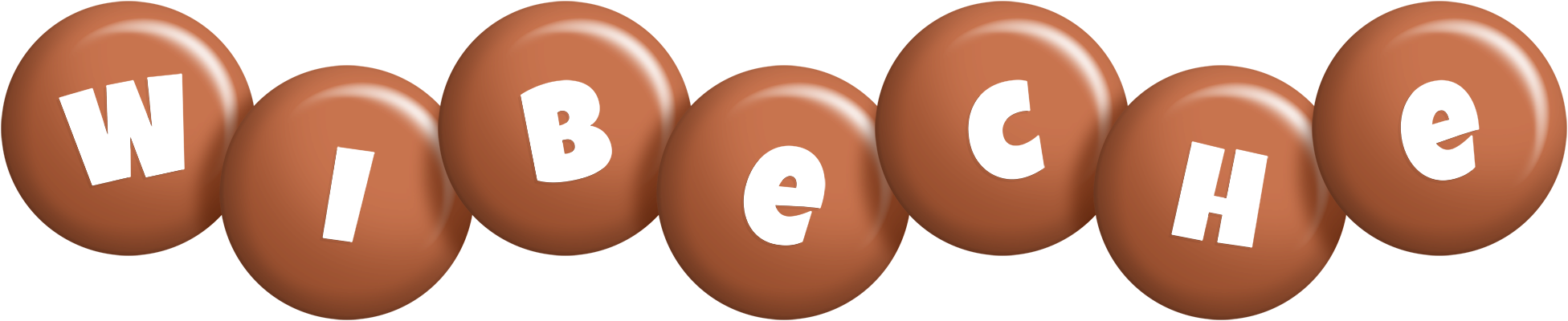 Wibeche candy-brown logo