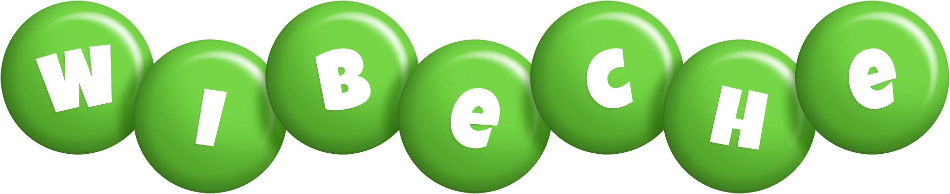 Wibeche candy-green logo