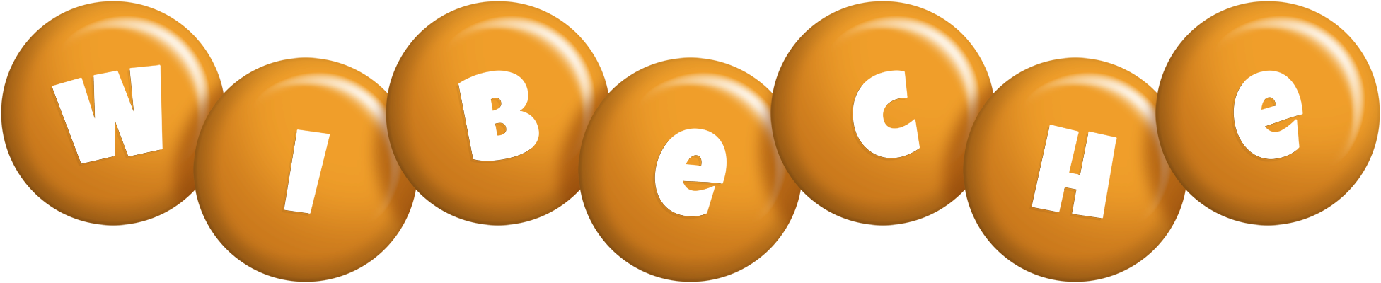 Wibeche candy-orange logo