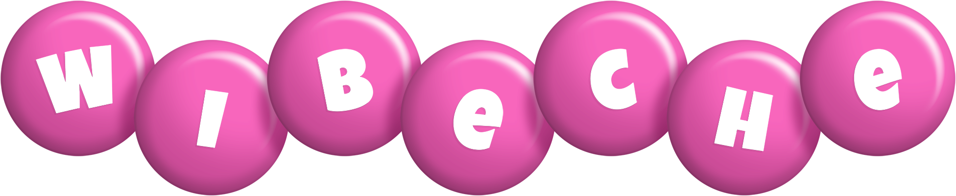 Wibeche candy-pink logo