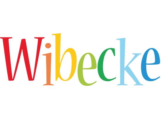 Wibecke birthday logo