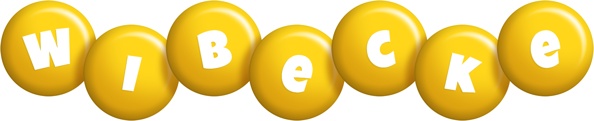Wibecke candy-yellow logo
