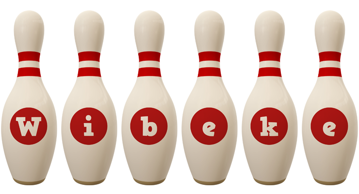 Wibeke bowling-pin logo