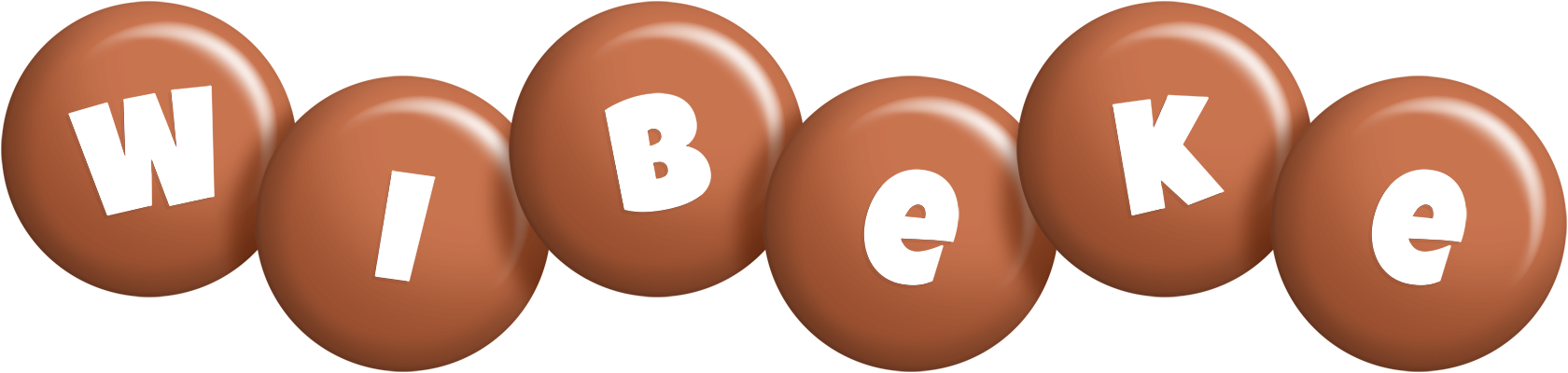 Wibeke candy-brown logo