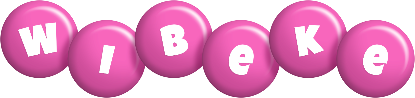 Wibeke candy-pink logo