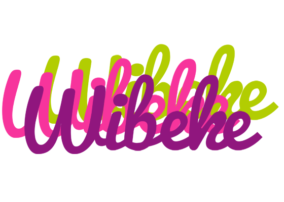 Wibeke flowers logo