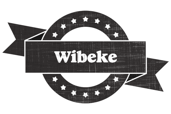 Wibeke grunge logo