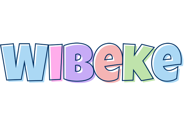 Wibeke pastel logo