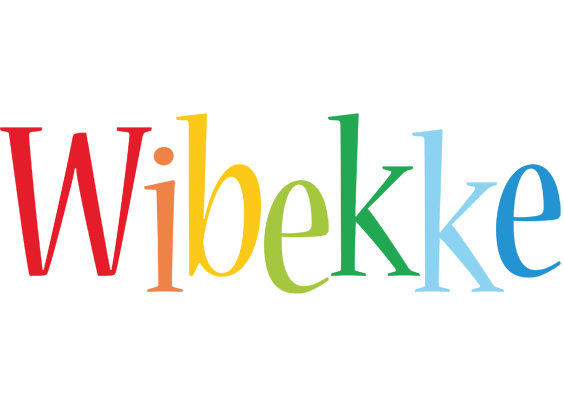 Wibekke birthday logo